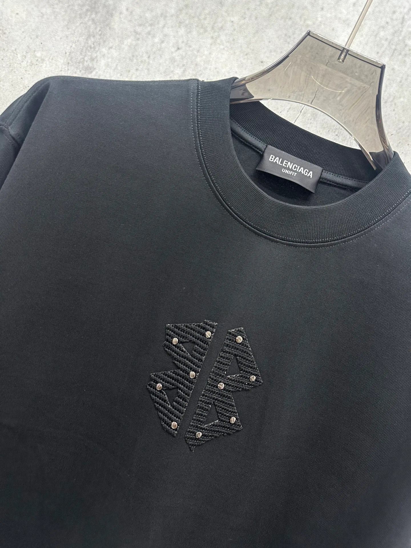 120💰 Balenciaga 2026ss 380g Versatile Same Style -Size：S M L XL -Color：Black